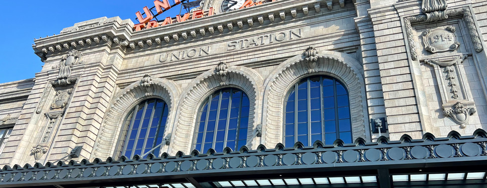 Union Station entrance at the Crawford Hotel