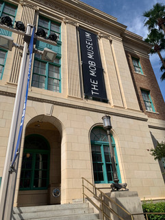 The Mob Museum entrance