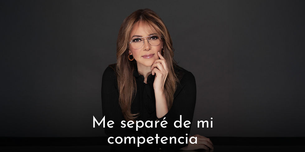 Me separé de mi competencia