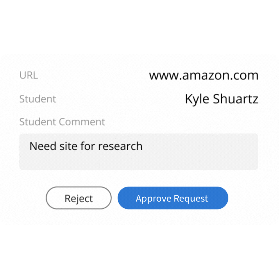 Unblock request detail - with URL and reason why