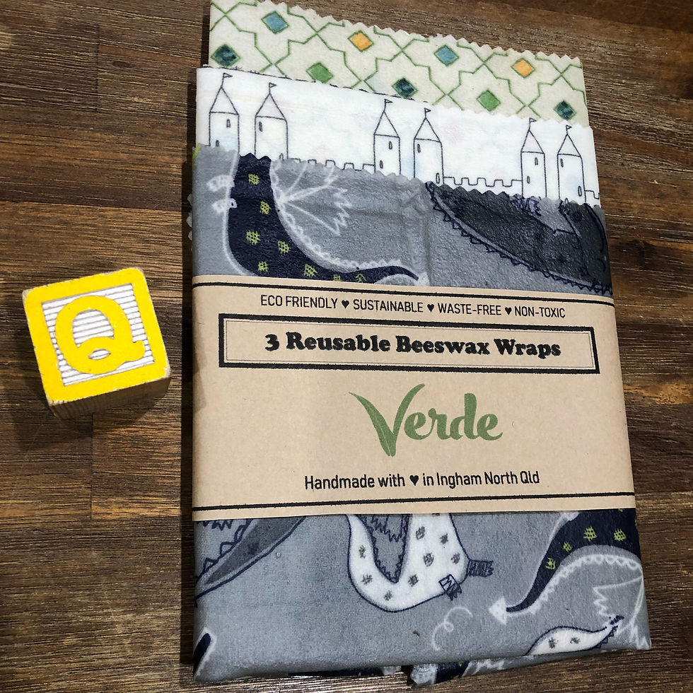 Thumbnail: Reusable beeswax wraps 3 pack
