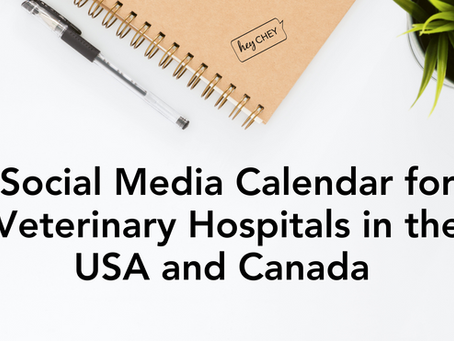 Your Ultimate 2025 Social Media Calendar for Veterinary Hospitals in the USA and Canada