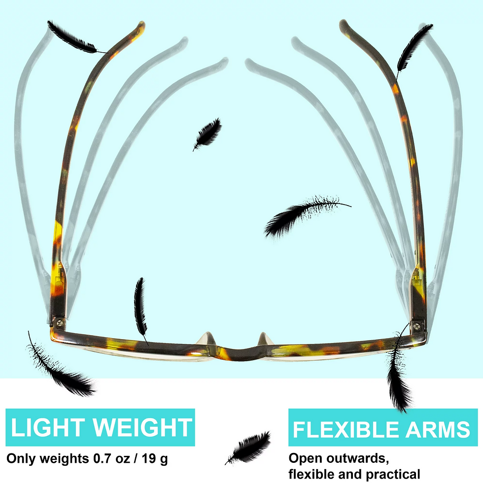 Thumbnail: 4 Pairs Mens Women Spring Hinge Round Horn Power Oval Reading Reader Glasses 1-4