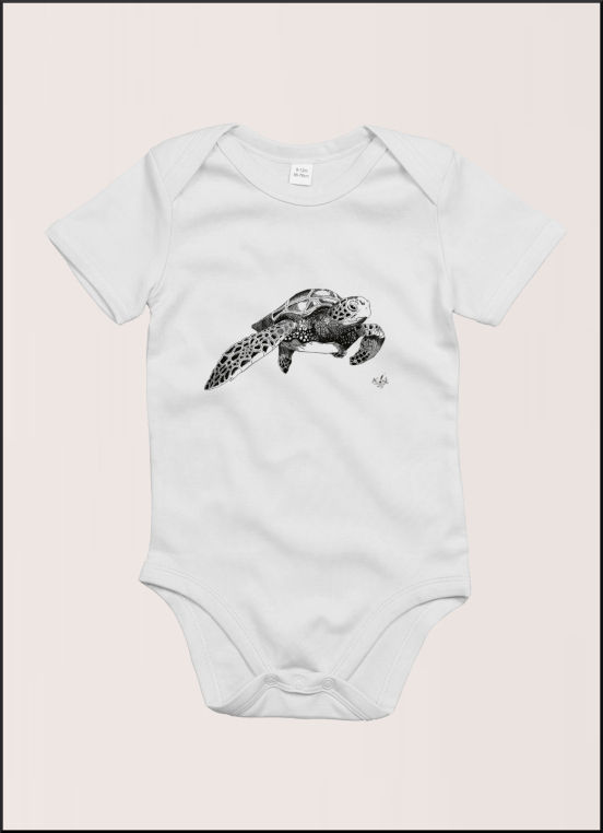 Sea turtle, body neonato
