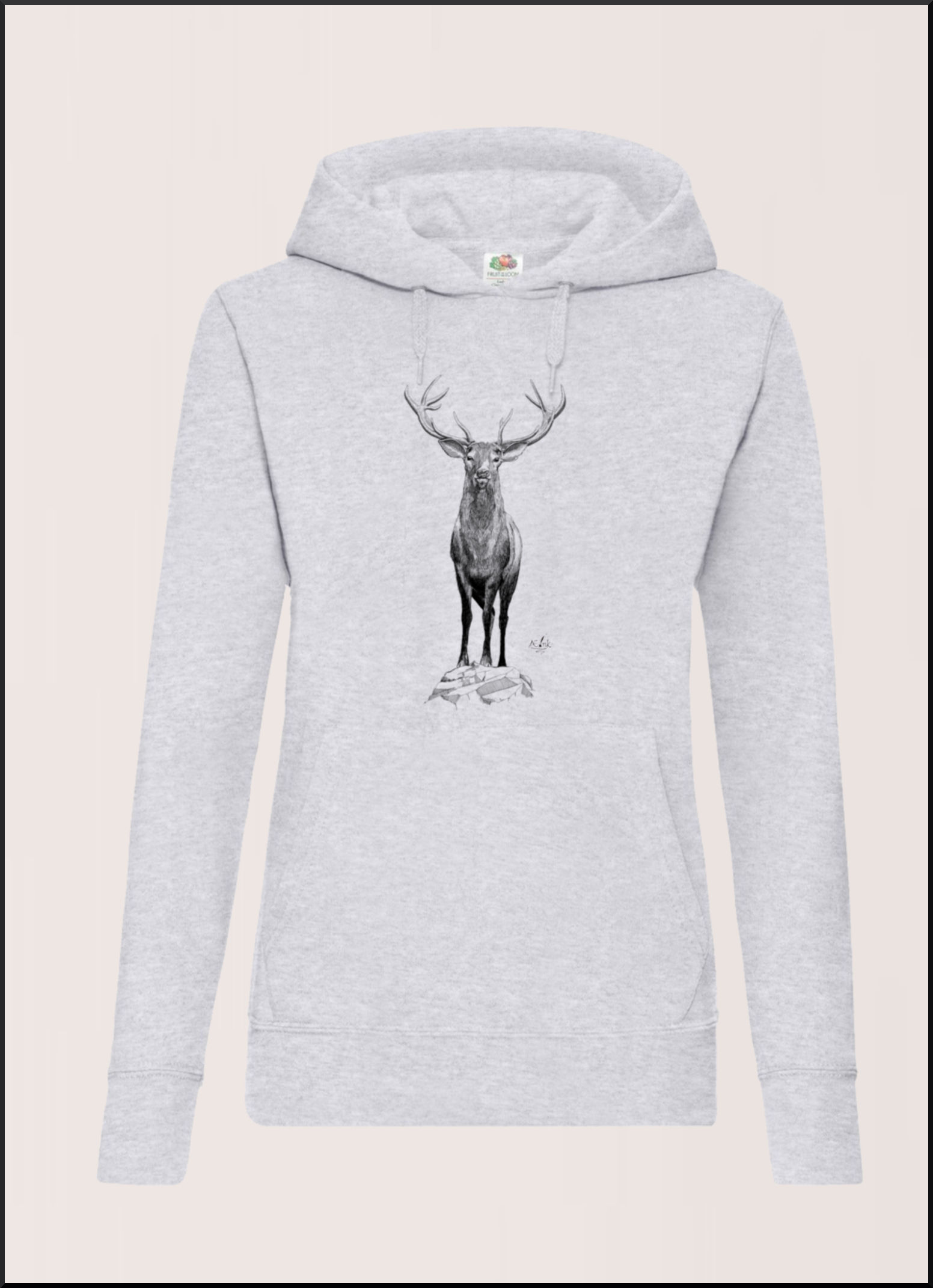 Deer revolution, felpa donna