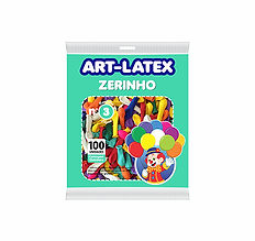 Balão Zerinho Sortido n° 3 Cores Diversas