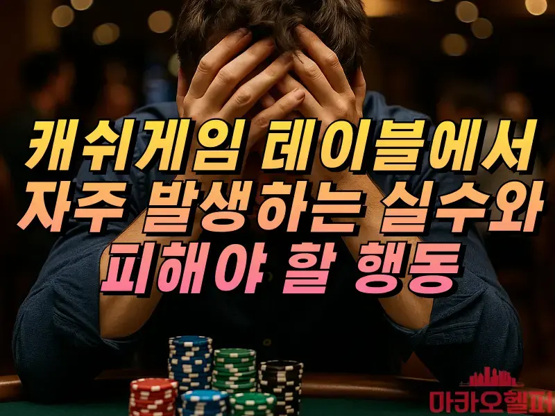 마카오 캐쉬게임 실수