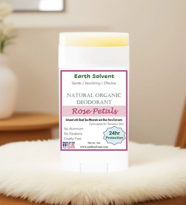 Thumbnail: Earth Solvent Rose Petal natural deodorant