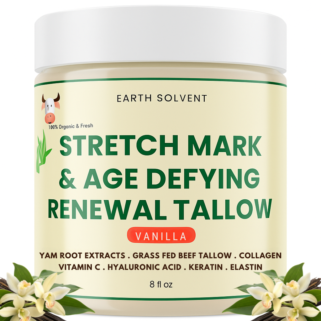 Stretch Mark Repair Age-Defying Renewal Grass Fed Beef Tallow Skin Firming Cream