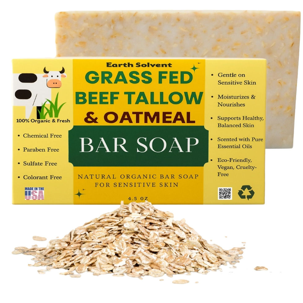Thumbnail: Oatmeal Grass Fed Beef Tallow Soap Bar