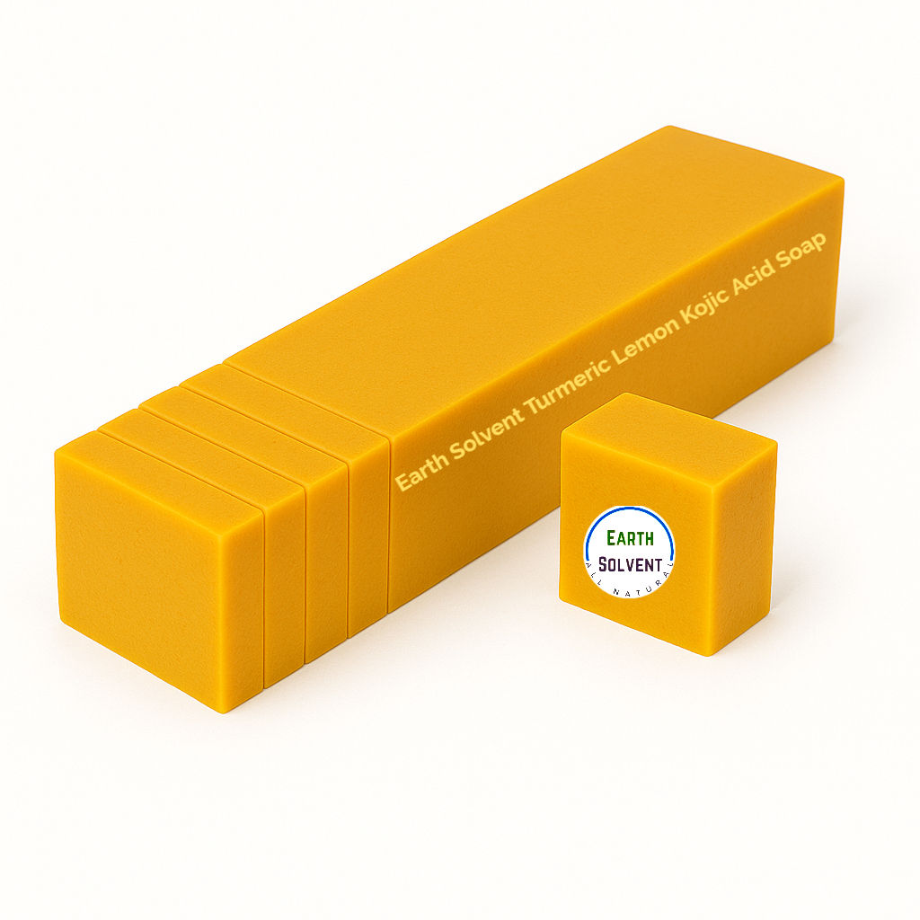 Wholesale Private Label Bulk Turmeric Lemon Kojic Acid Cold Process Soap Loaf