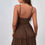 Thumbnail: Backless Tiered Cami Mini Dress