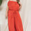 Thumbnail: Solid Off shoulder  Wide pants jumpsuit