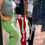 Thumbnail: Bone Frame Print Cargo Pants With Drawstrings