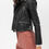 Thumbnail: Faux Leather Biker jacket