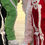 Thumbnail: Bone Frame Print Cargo Pants With Drawstrings
