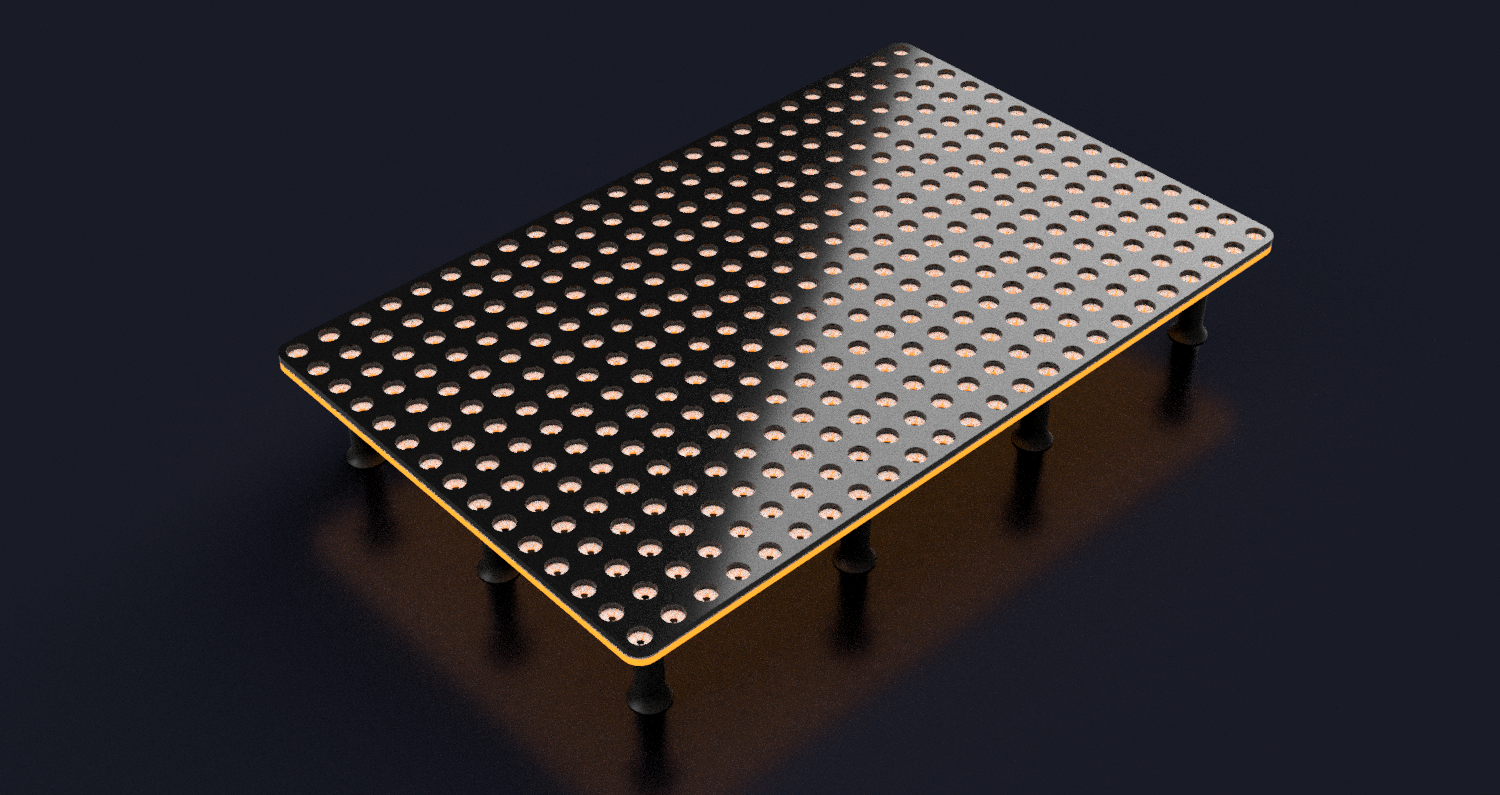 XXL Stand Frag Rack with 360 Locking holes