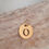 Miniature : Collier chaine ras de cou acier inoxydable et pendentif rond initiale