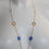 Miniature : Collier ou sautoir chaine acier inoxydable et pierres à facettes