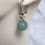 Miniature : Boucles d'oreilles en argent 925 et pendentifs perle aventurine
