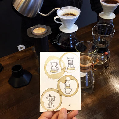 A Pinch of Sketches ve Kahve