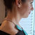 Thumbnail: Large Turquoise Pendants with Sterling Silver Tubes & Designer Clasp.