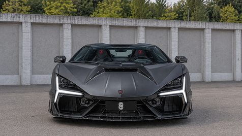 Lamborghini Revuelto by MANSORY, 50 km. Indicative 10% ticket: CHF 83'064.85; minimum 20%: CHF 166'129.70. Fee included.