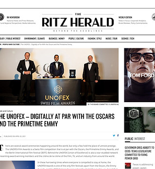 As Seen on Ritz Herlald - UNOFEX Awards