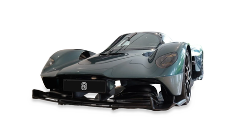 Aston Martin Valkyrie, 250 km. Indicative 10% ticket: CHF 306'684.95; minimum 20%: CHF 613'369.90. Fee included.