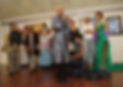 Carolyn with Fashion Designers and Model
