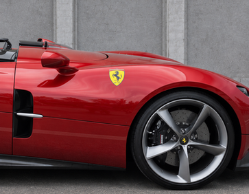 Ferrari Monza SP2 - Rear wheel detail