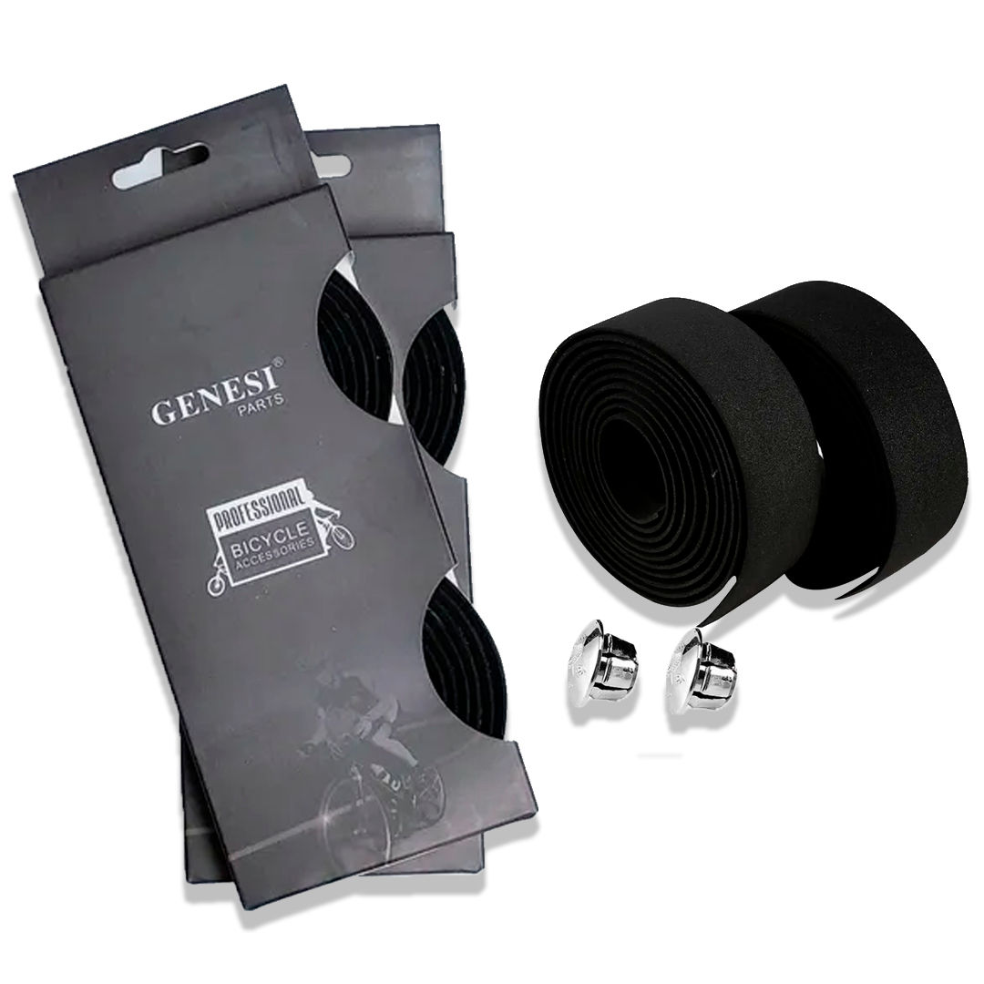 FITA DE GUIDÃO PRETO MACIA  - GENESI SKU: 1825