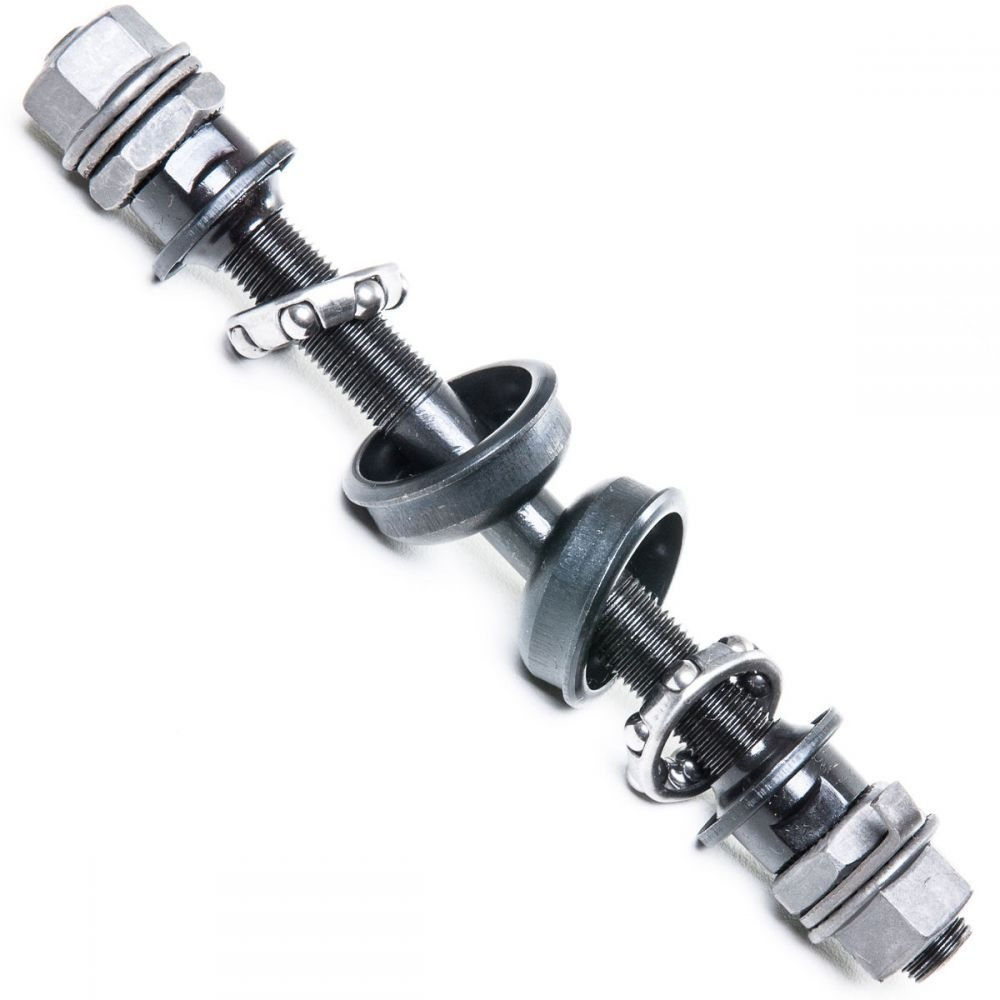 EIXO DIANT. 3/8X140MM PTO C/CAIXA E COLAR ZINCADO - SHUN FENG SKU: 417