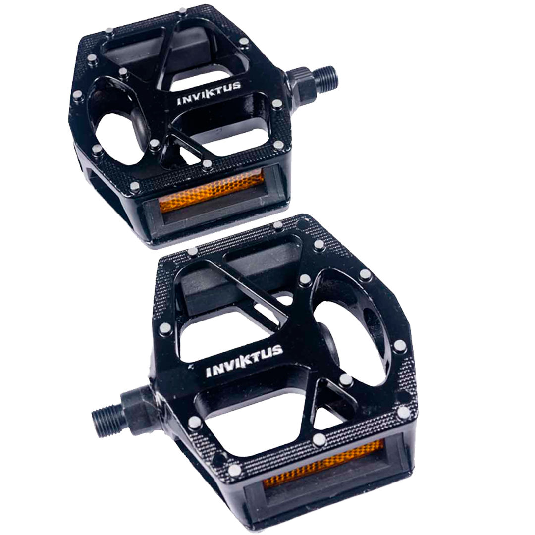 PEDAL PLATAFORMA AL. SUECO 1/2 ESFEREDO INVIKTUS - PRETO SKU: 1419