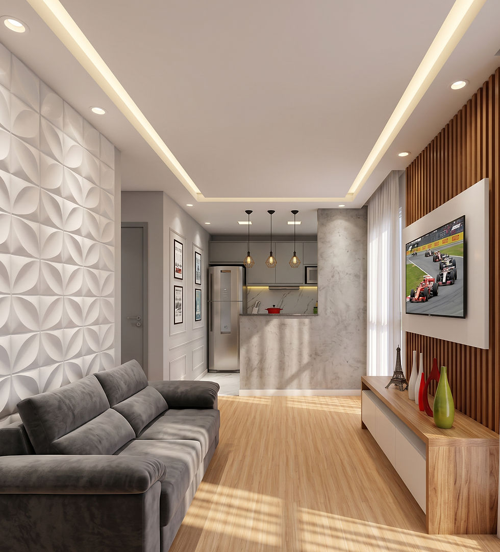 sala planejada apto MRV