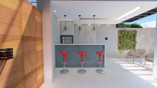 Novo espaço gourmet em condominio - arquiteto em cuiaba