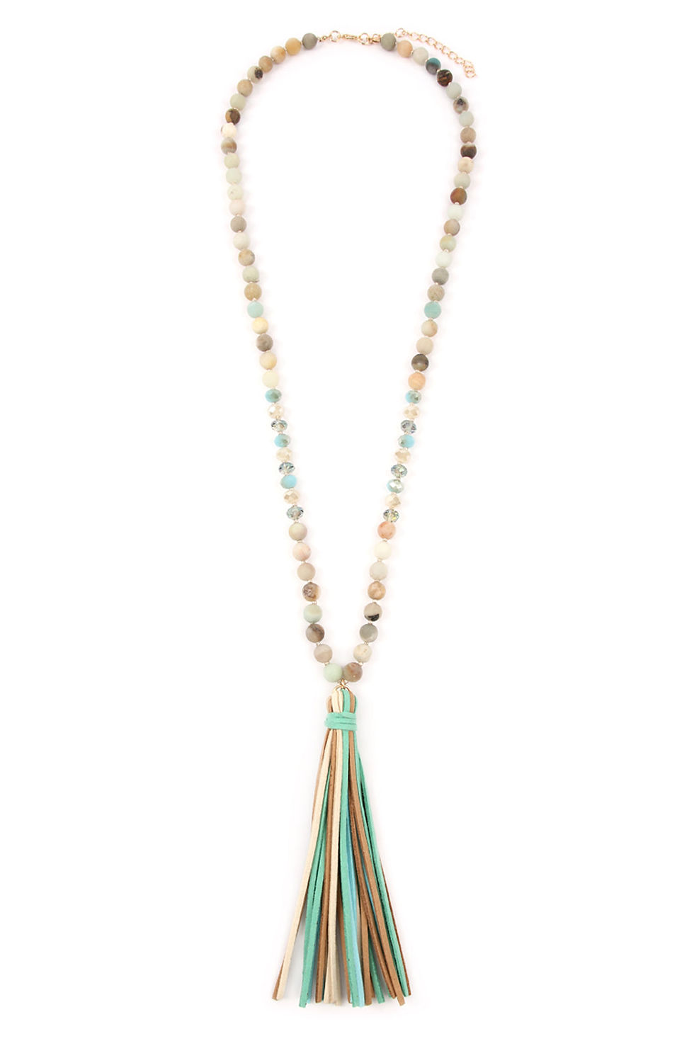 Thumbnail: Tassel Pendant Necklace Front View