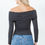 Thumbnail: Elliana Textured Off Shoulder Top