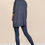Thumbnail: Dark Gray Oversized Tunic Wide Back View