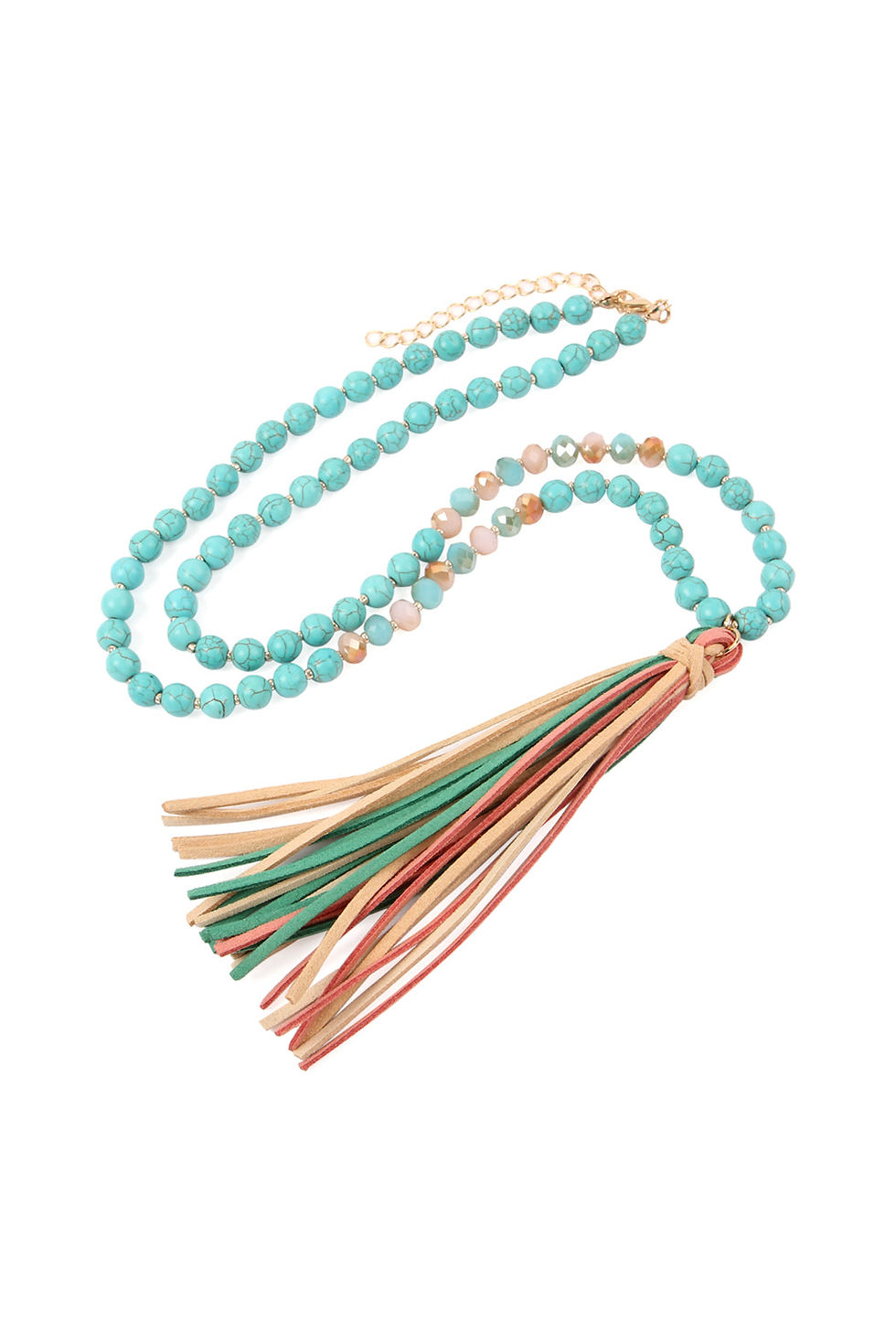 Thumbnail: Tassel Pendant Necklace Top View