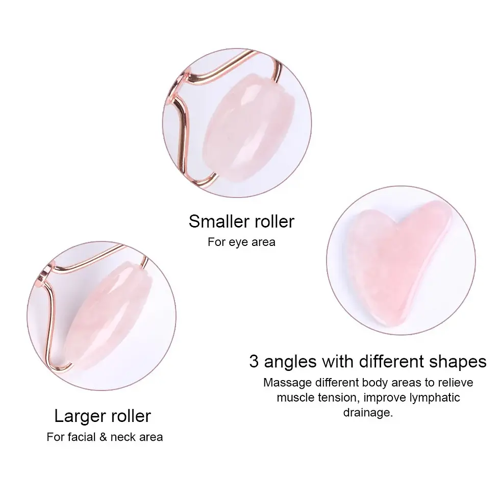 Miniatura: High Quality 2 in 1 Rose Quartz Jade