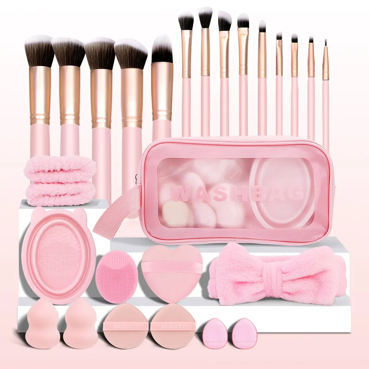 27PCS Makeup Tool Set, Including Makeup Brushes