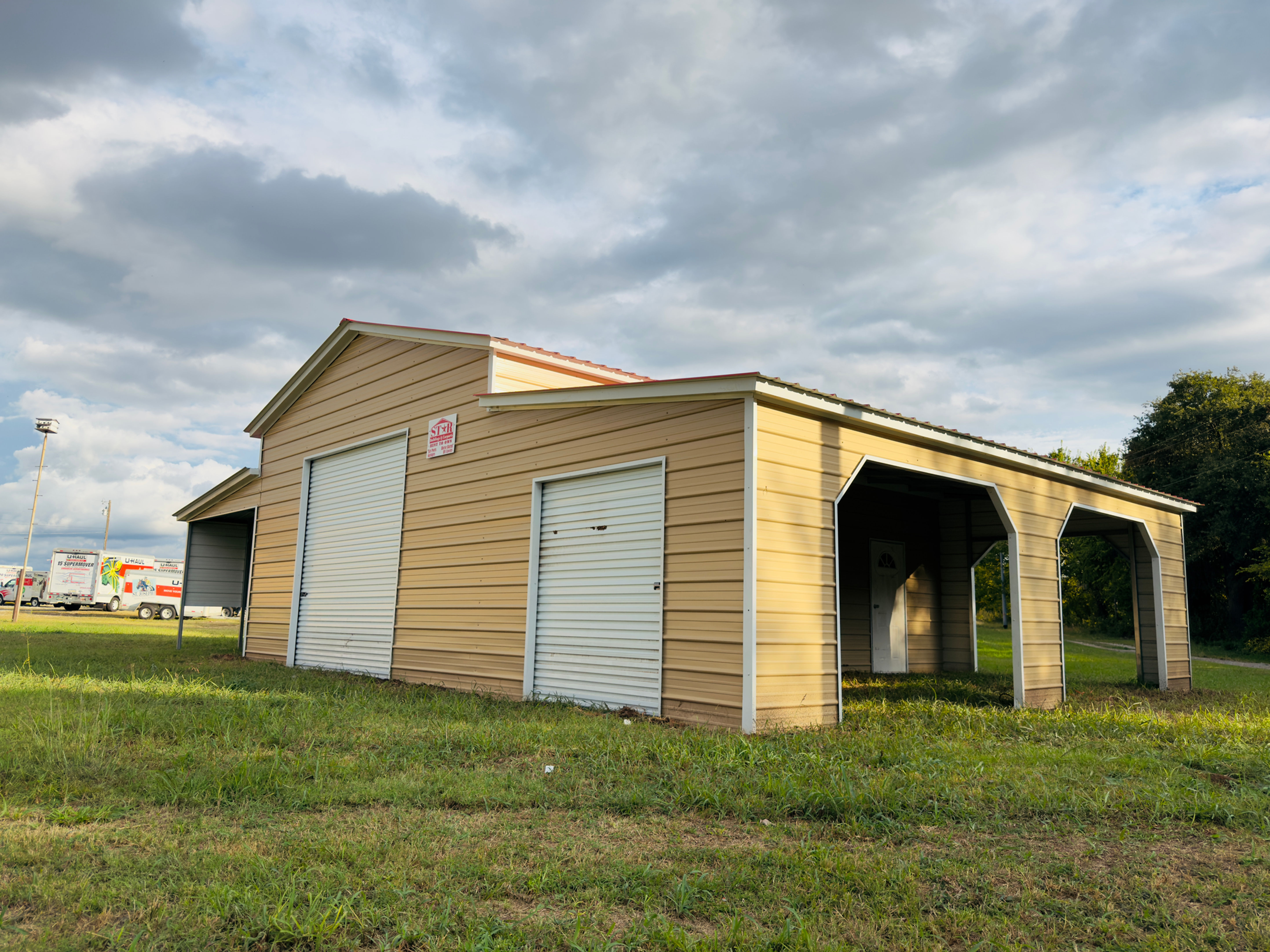 48x30x12/8 Metal Barn