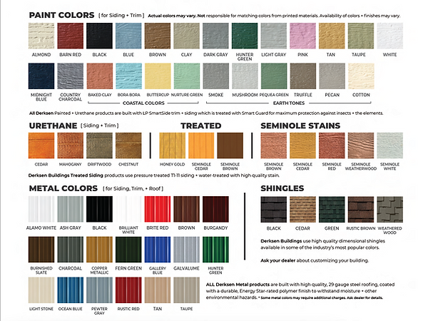 Colors, Shingles and More