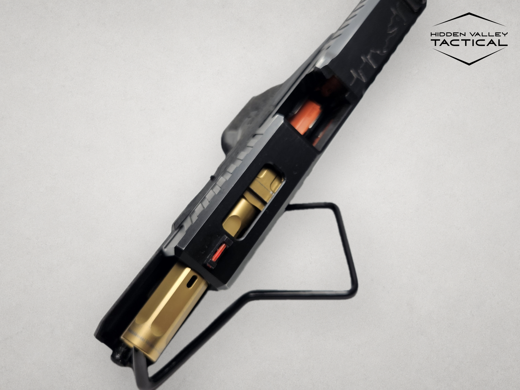 Palmetto State Armory PSA Dagger Compact PORTED 15rd 9mm Zaffiri Slide Gold-img-4