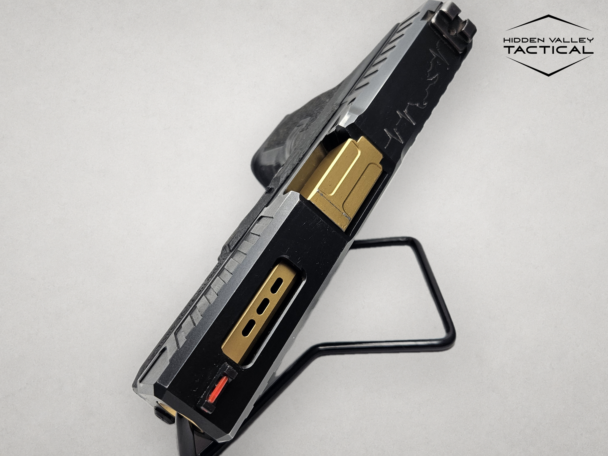 Palmetto State Armory PSA Dagger Compact PORTED 15rd 9mm Zaffiri Slide Gold-img-2
