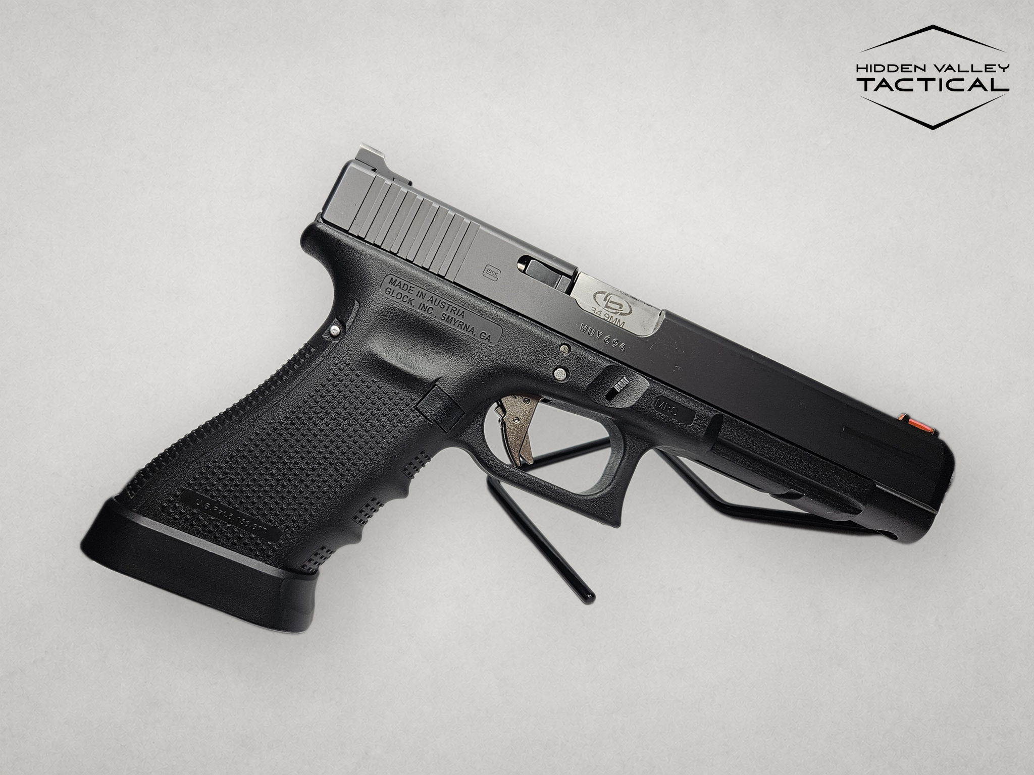 Glock 34 Gen 4 9mm Aftermarket Barrel & Trigger 3x 10-Round Magazines-img-0