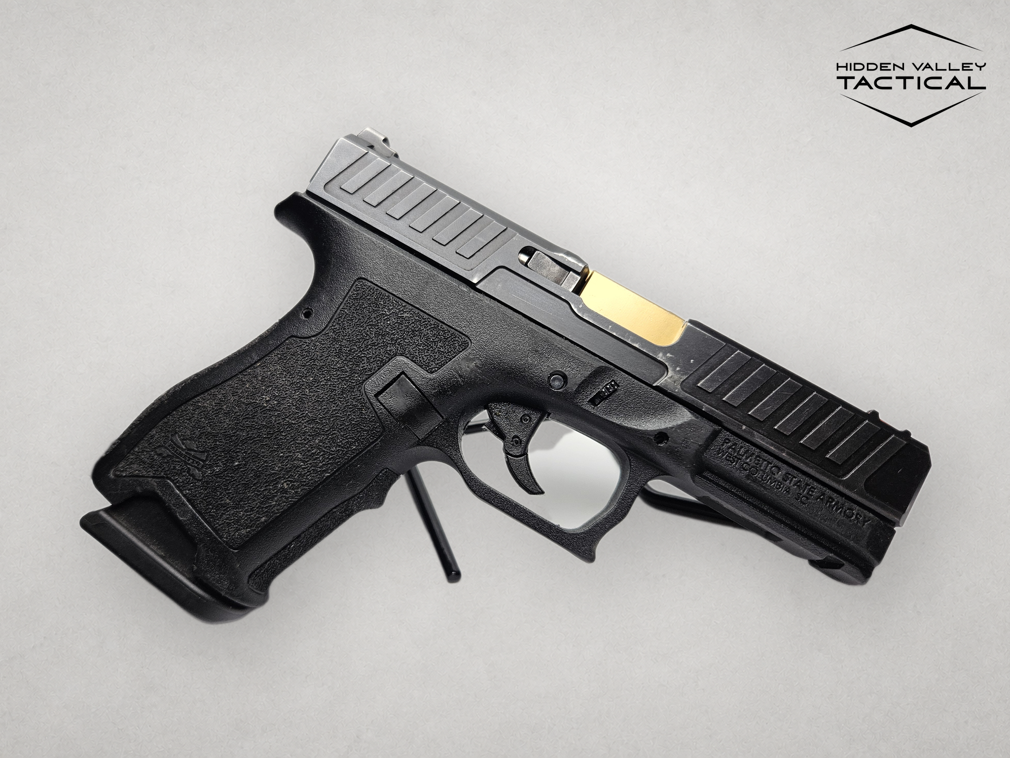 Palmetto State Armory PSA Dagger Compact PORTED 15rd 9mm Zaffiri Slide Gold-img-0