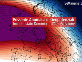 Possente Anomalia dei Geopotenziali in Atlantico e Incontrastato Dominio dell’Alta Pressione