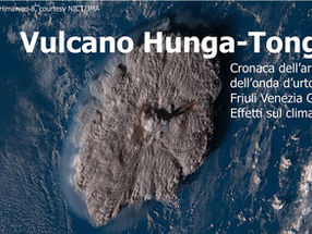 Eruzione Vulcano Hunga-Tonga: l'onda d'urto sul FVG. Possibili Effetti sul Clima a Breve termine ?